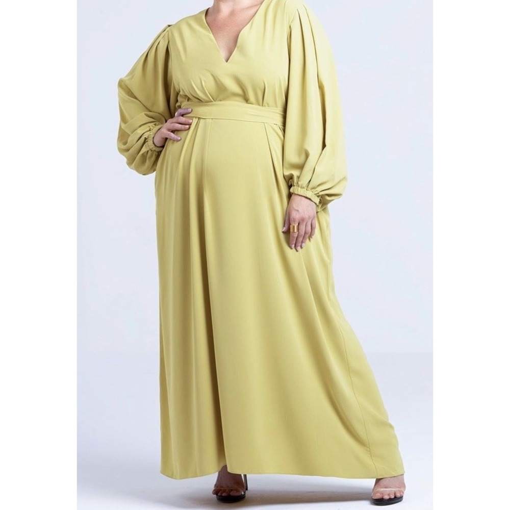 The Drop Women's Sulphur Spring V Neck Maxi Dress by @jibrionline Size M